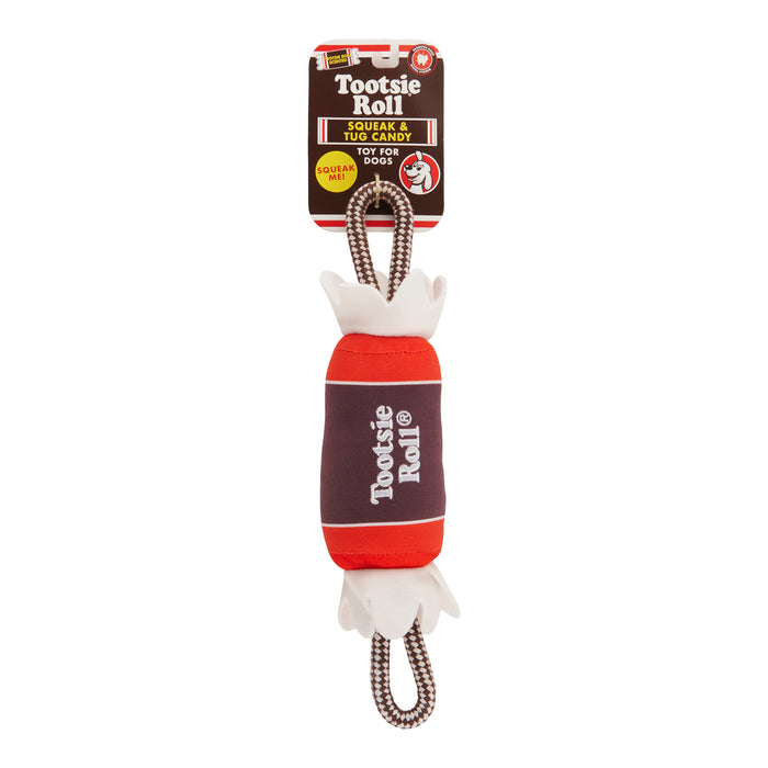 Tootsie Roll Candy Plush Dog Toy