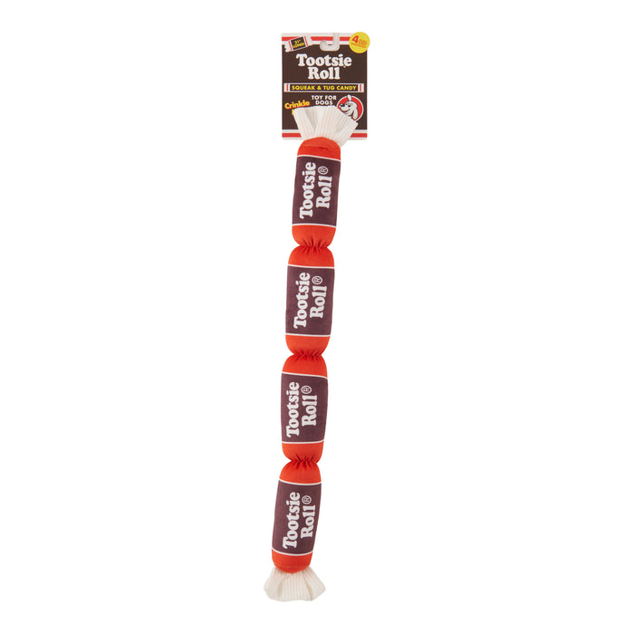 Tootsie Roll Rope with Squeaker