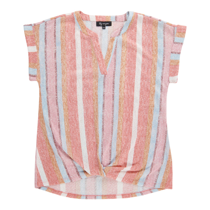 lily morgan Women's Knot Front Top