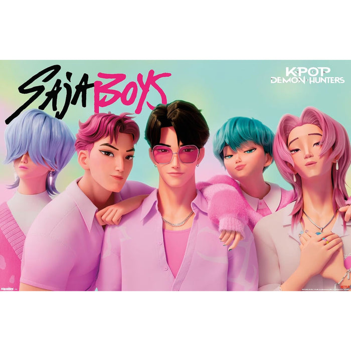 K-POP Demon Hunters Saja Boys Poster, 22.375-in x 34-in.