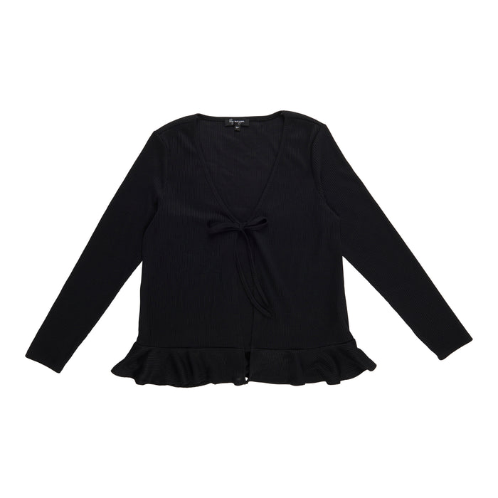 Cardigan côtelé à basque lily morgan pour femmes