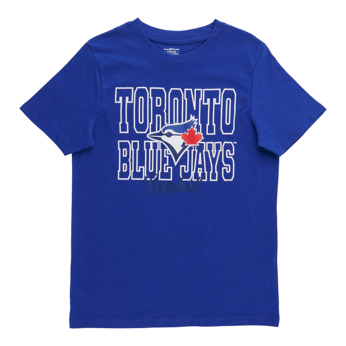 T-shirt à manches courtes Blue Jays de Toronto de la LMB pour garçons