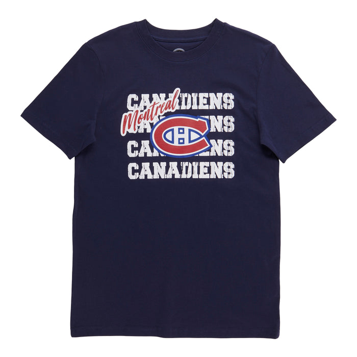 T-shirt à manches courtes Canadiens de Montréal de la LNH pour garçons