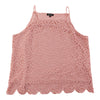 lily morgan Women's Plus Halter Crochet Top