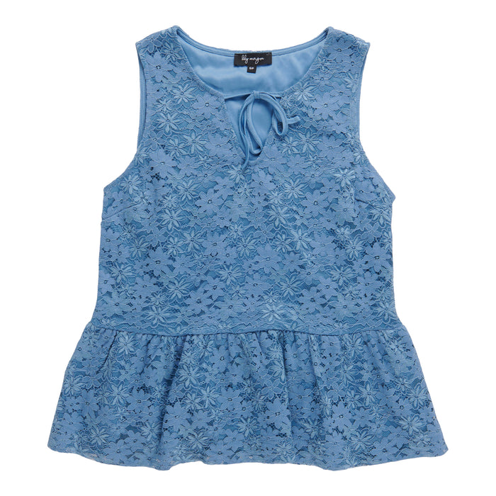 lily morgan Women's Sleeveless Lace Top