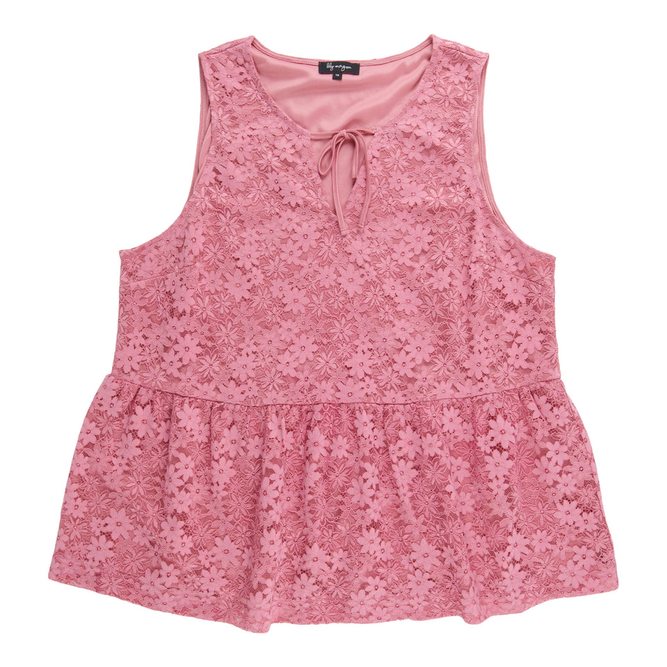 lily morgan Women's Plus Sleeveless Lace Top – Giant Tiger