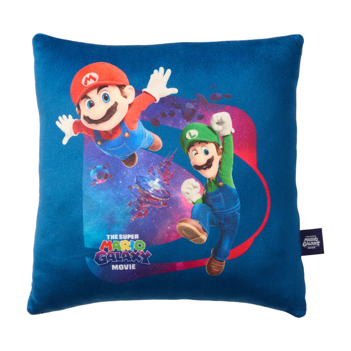 Super Mario Space Players Cushion, 13-in x 13-in.