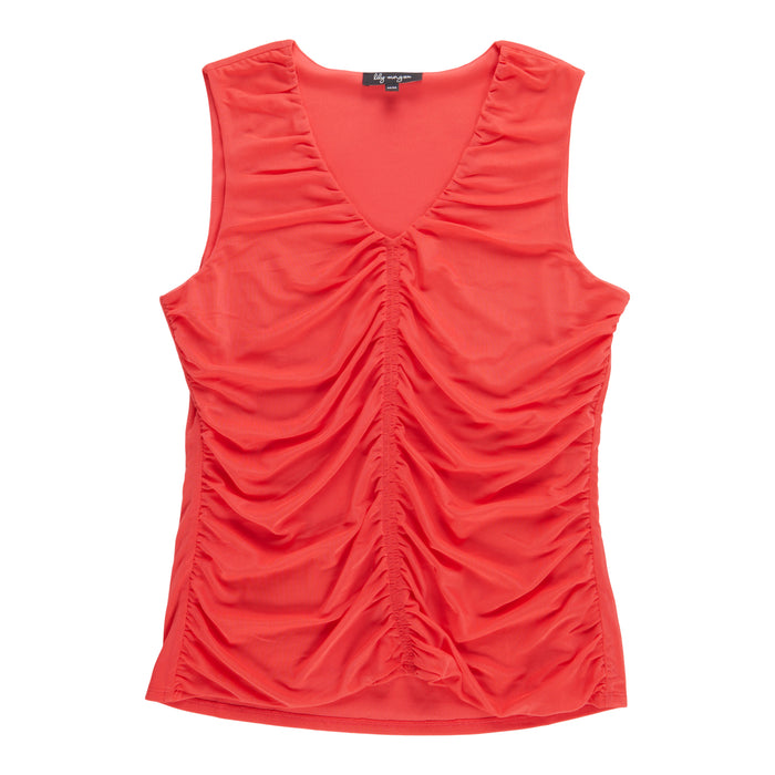 lily morgan Women's Camisole with Rushing Details