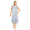 Classic Editions Women's Printed Sleeveless Midi Dress