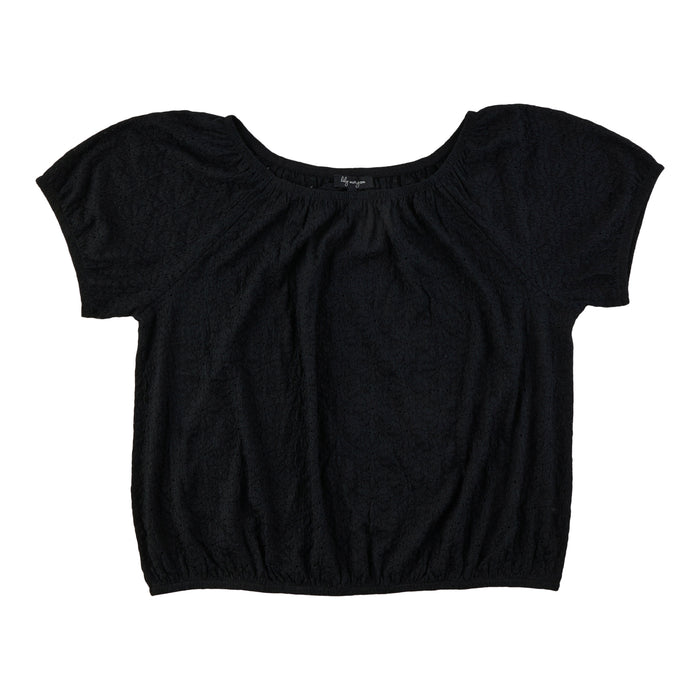 lily morgan Women's Plus Lace Top