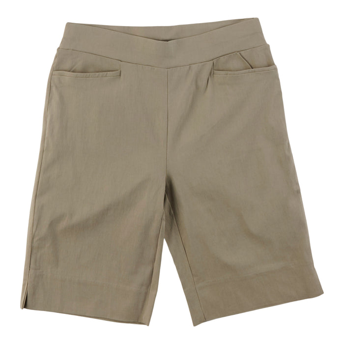 Classic Editions Women's Flat Waistband Pull-On Shorts