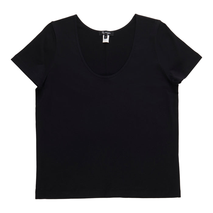 T-shirt de couleur unie taille plus lily morgan pour femmes