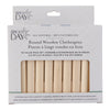 Round Wooden Clothespins, 50 Pack