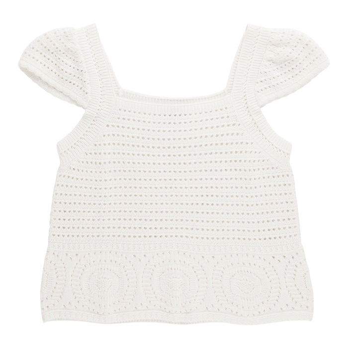 Débardeur en tricot à volants mySTYLE pour femmes