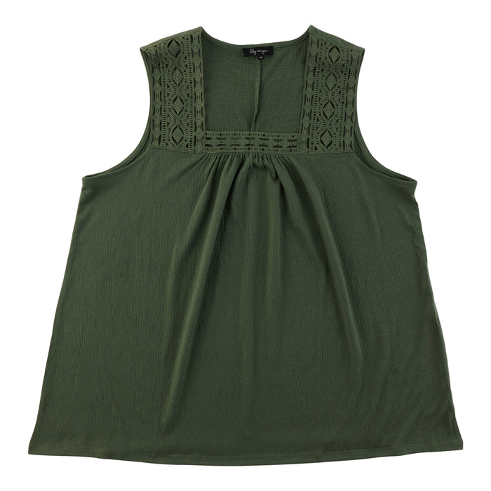 lily morgan Women's Plus Crinkle Camisole