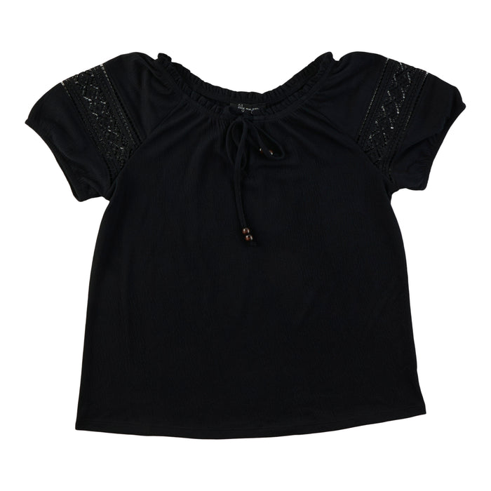 lily morgan Women's Lace Detail Top