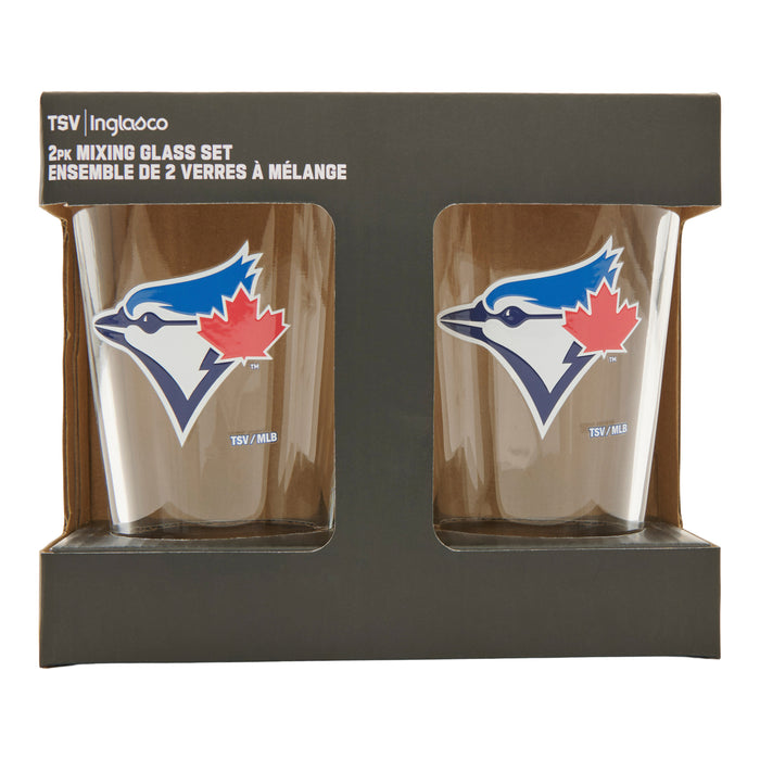MLB Toronto Blue Jays Glasses, 2 Pack