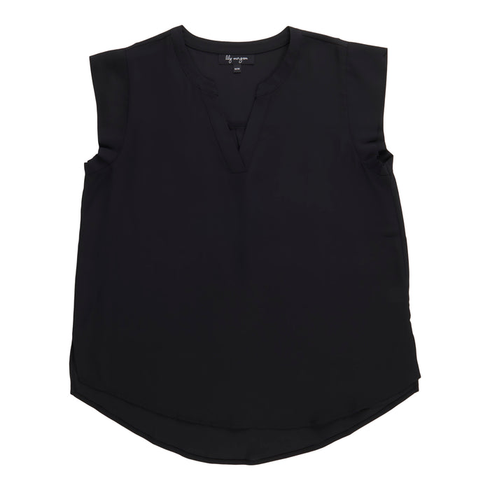 Blouse à col en V lily morgan pour femmes