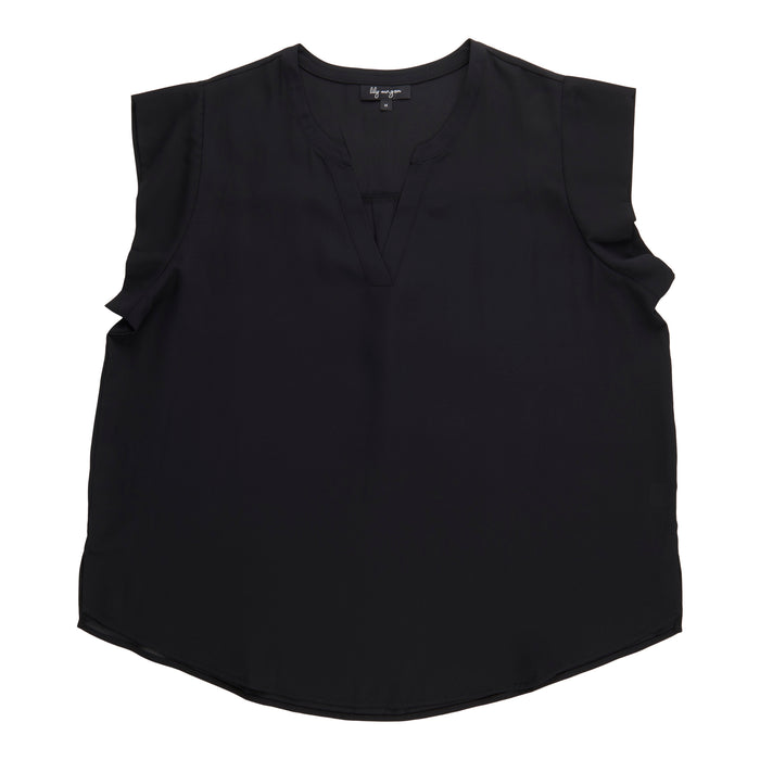 lily morgan Women's Plus V-Neck Blouse