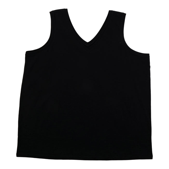 mySTYLE Women's Plus V-Neck Tank Top