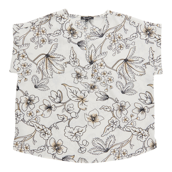 Blouse à imprimé hachuré lily morgan pour femmes