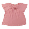 Women's Plus Split V-Neck Short Sleeve Blouse, Assorted
