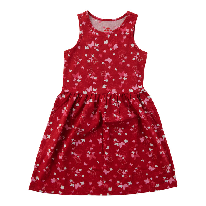 Canada EH! Toddler Girls' Sleeveless Printed Dress