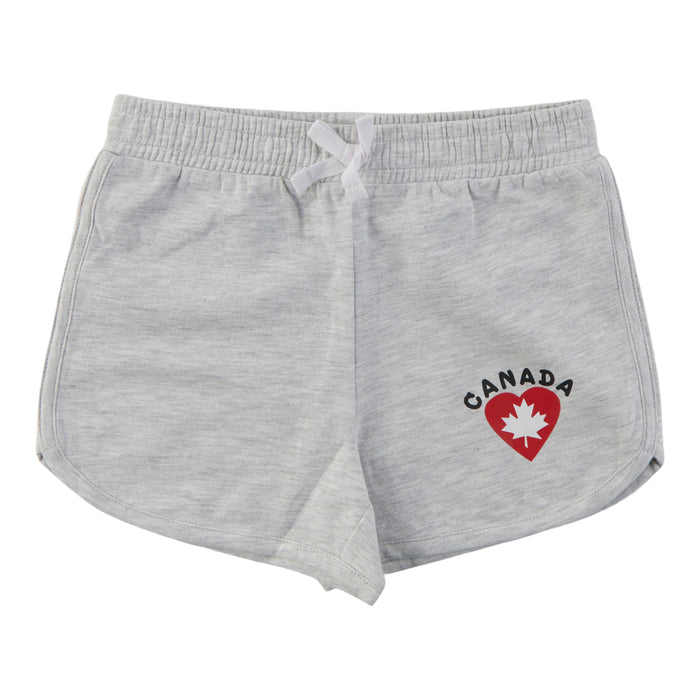 Short imprimé Canada EH! pour toutes-petites