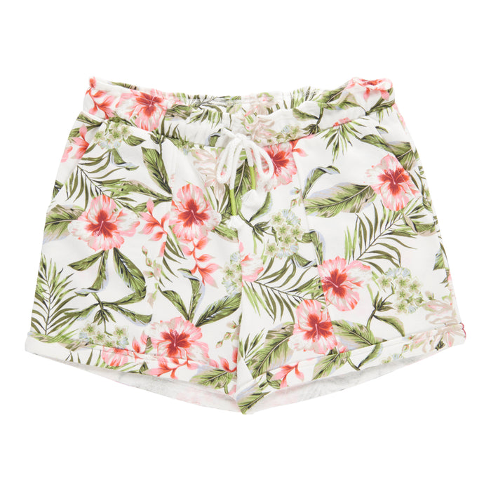 mySTYLE Women's All-Over Printed Paperbag Shorts