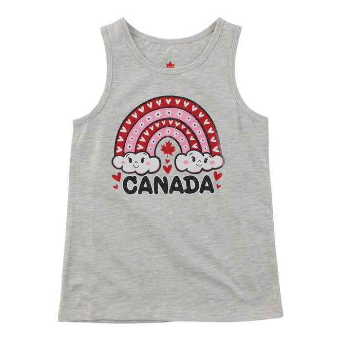 Canada EH! Toddler Girls' Printed Sleeveless Tank Top