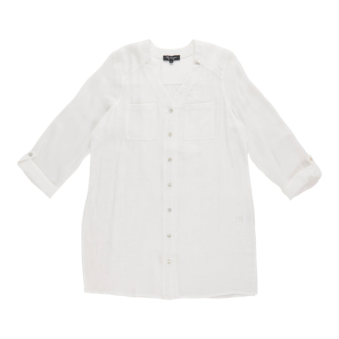 lily morgan Women's 3/4 Sleeve Tunic Blouse