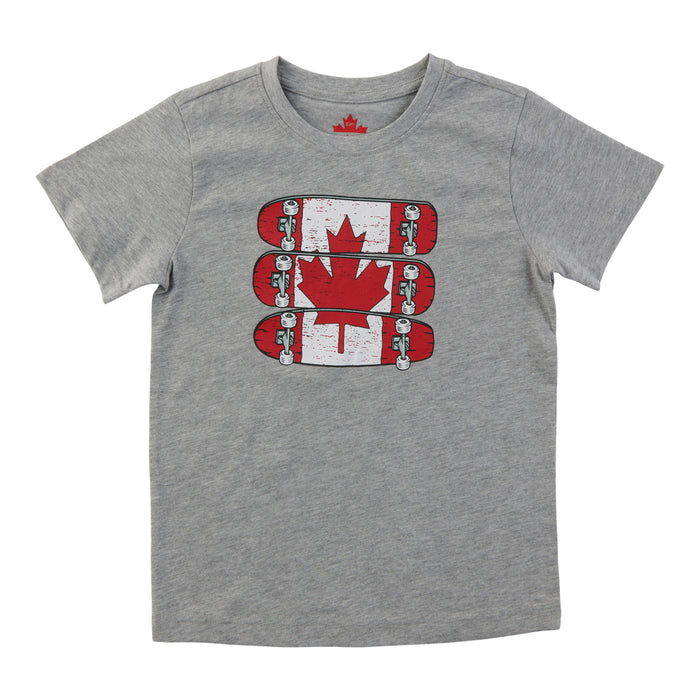 T-shirt imprimé à manches courtes Canada EH! pour tout-petits