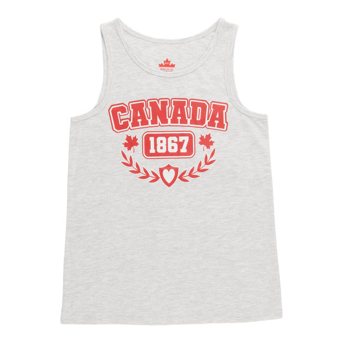 Débardeur imprimé sans manches Canada EH! pour filles