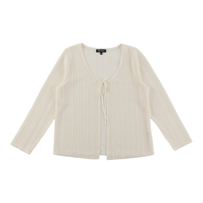 Cardigan crocheté lily morgan pour femmes