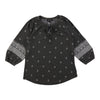 Lily Morgan Women’s Printed Top with Bead Details