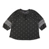 lily morgan Women's Plus Printed Top with Bead Details