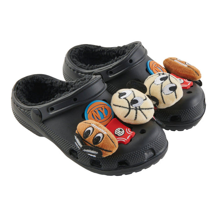 Boys' Lined Clogs with Charms