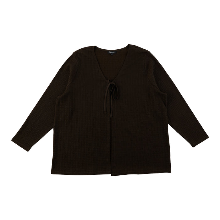 Cardigan noué à l'avant taille Plus lily morgan pour femmes
