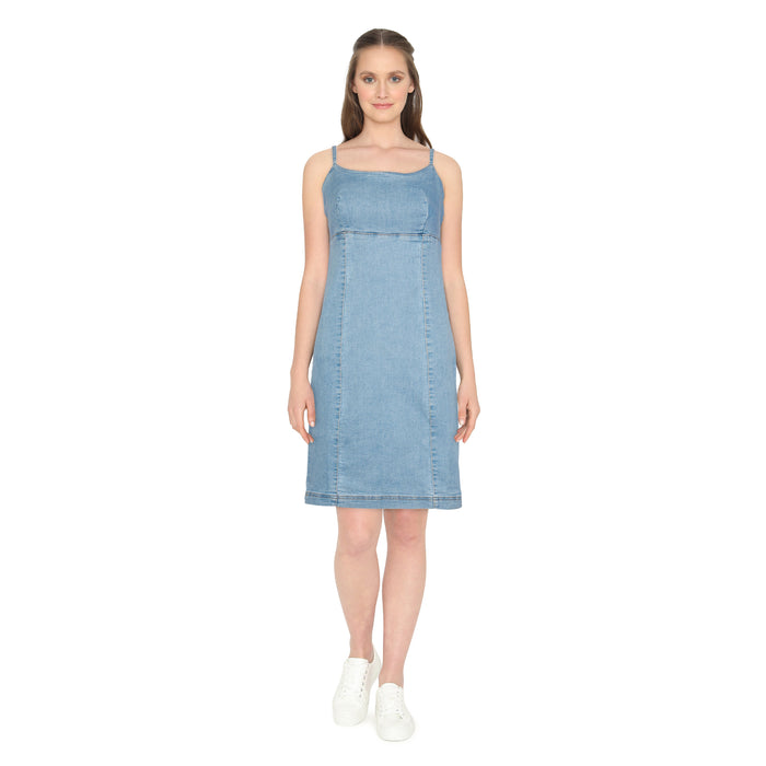 mySTYLE Women's Denim Mini Dress