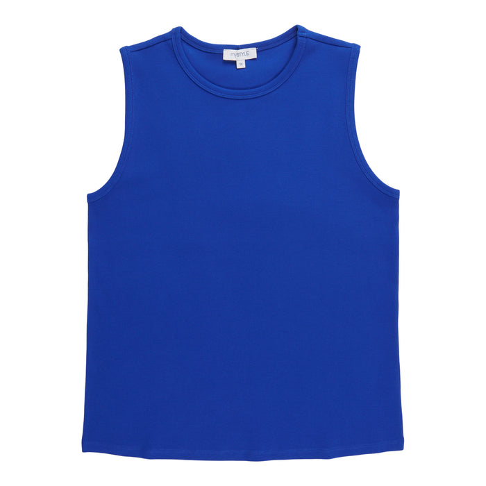 mySTYLE Women's Plus Ribbed Tank Top