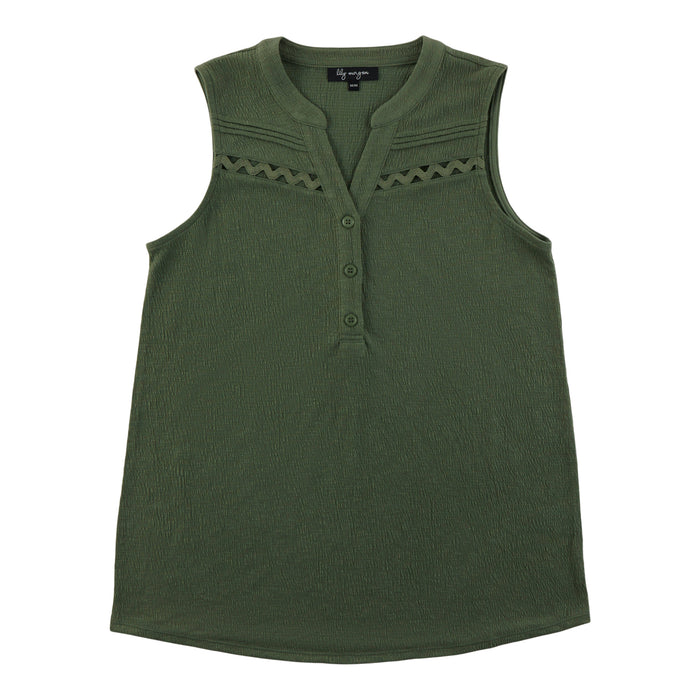 Camisole avec détail en dentelle à l'avant lily morgan pour femmes