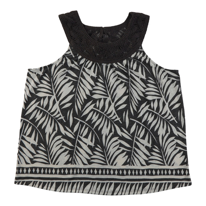 lily morgan Women's Plus Round Neck Detail Cami