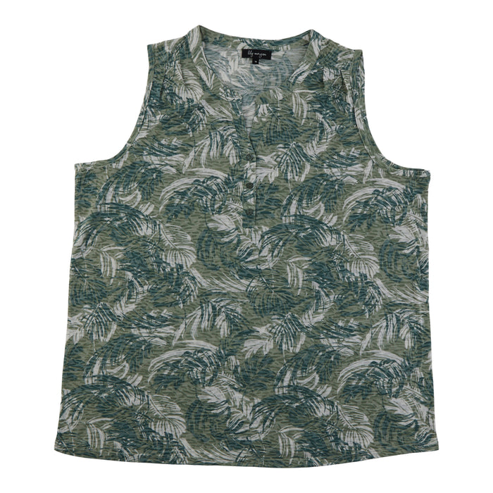 lily morgan Women's Plus Nerhu Collar Cami