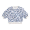 mySTYLE Women's Printed Short Sleeve Sweatshirt
