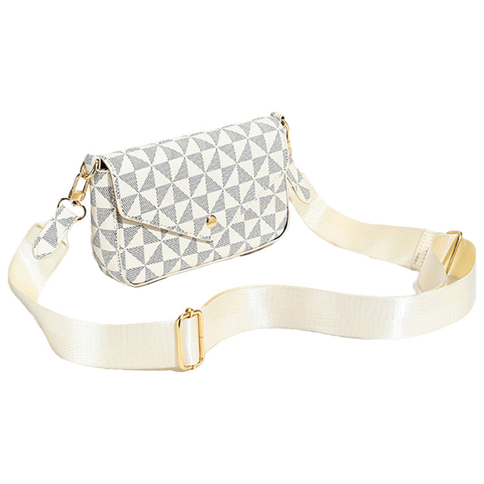Geometric Crossbody Bag, Assorted
