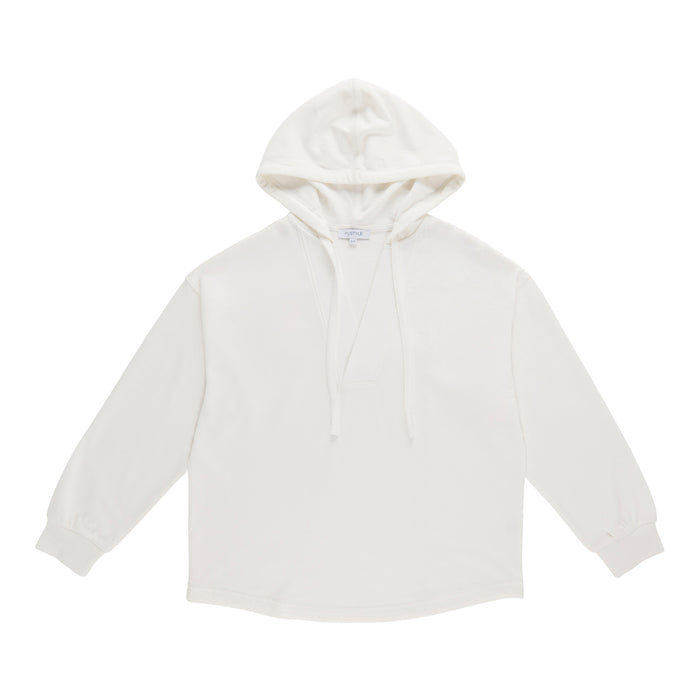 mySTYLE Women's French Terry Hooded Top