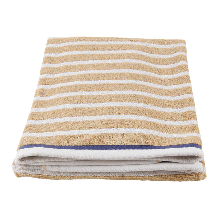 HomeStyles Coastal Stripe Bath Sheets 30-in x 60-in.