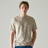 Modern Ridge Men's Boxy Fit Sueded Crew Neck T-Shirt