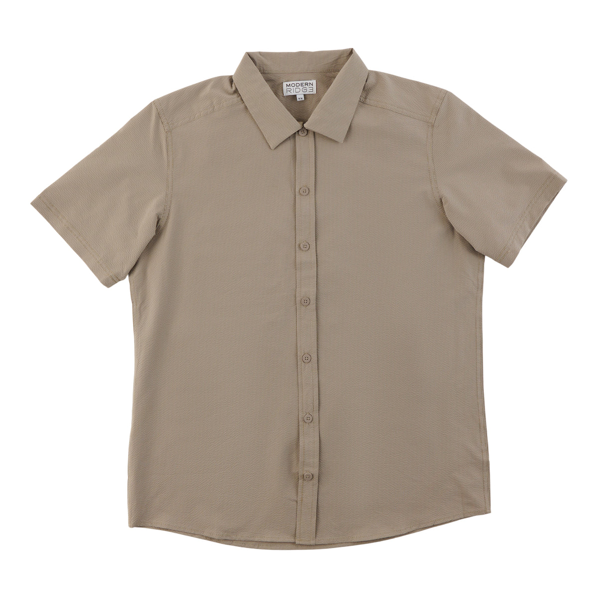 Modern Ridge Men's Textured Woven Short Sleeve Button-Up Shirt – Giant ...