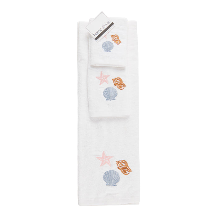 Ensemble de serviettes brodées HomeStyles, 3 pièces